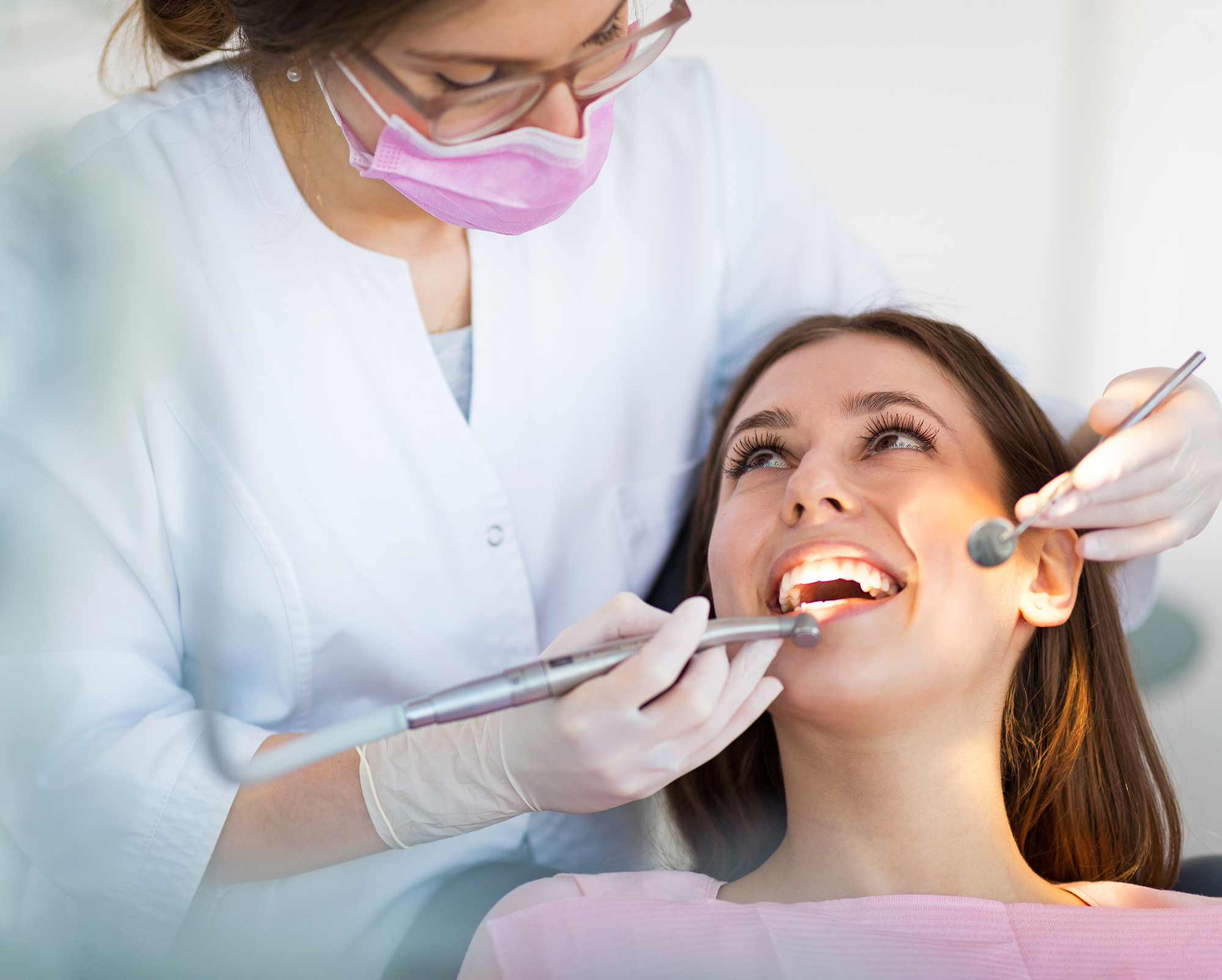 female hygienist and patient at Centre for Holistic and Biological Dentistry